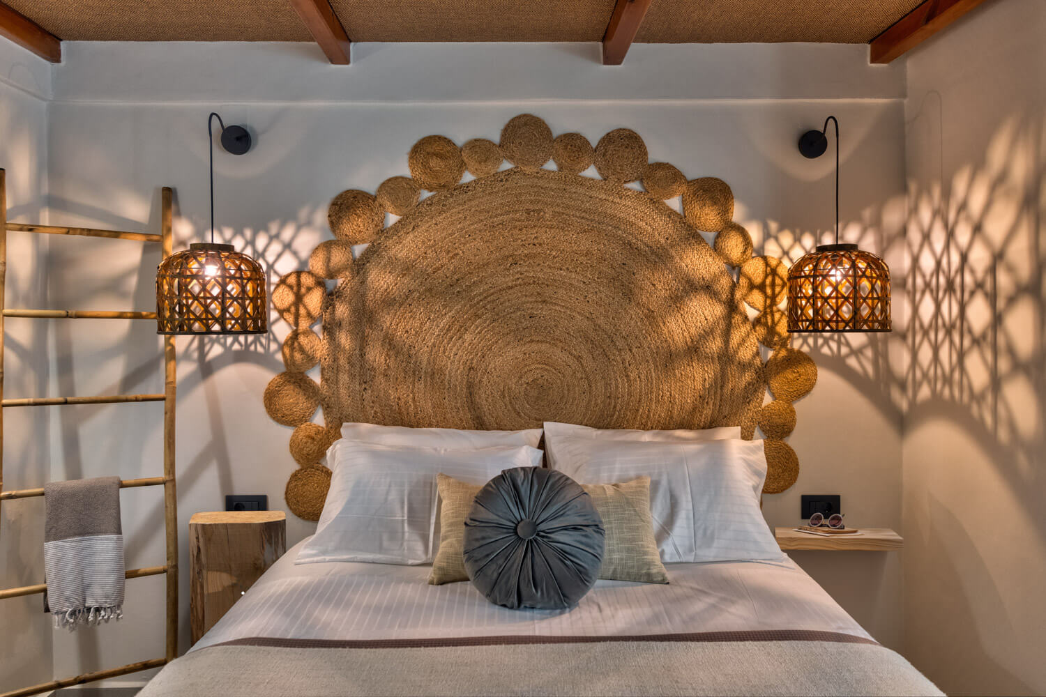 Boho style bedroom